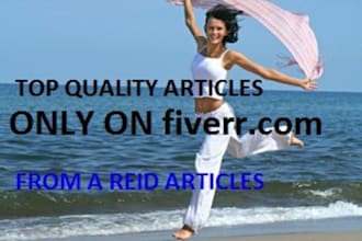 write an interesting ,unique and effective article of 500 words for your website or blog