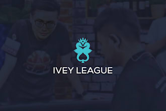 do your professional poker logo design with super color