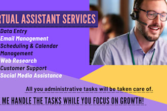 be your reliable professional virtual assistant