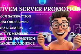 design animated discord, fivem server logo and banner