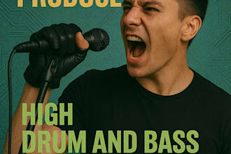 neuropunk vocalist, producer, high drum and bass melodic house afro house singer