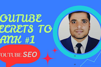 do best youtube SEO expert and ranking manager