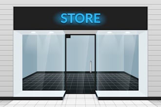 do shop front, 3d letter signage, storefront, signboard, yard sign design