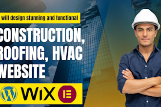design construction website, handyman website, hvac,construction company website