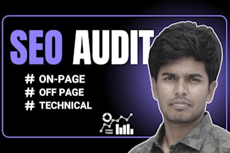 give a detailed on page, off page, technical SEO audit report to rank on serps