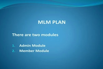 develop MLM smart contract, binary MLM, matrix MLM software, mlm website