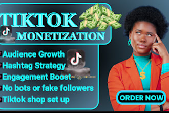 tiktok monetization tiktok promotion organic growth tiktok manager tiktok shop