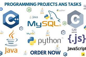 do python java c cpp programming projects