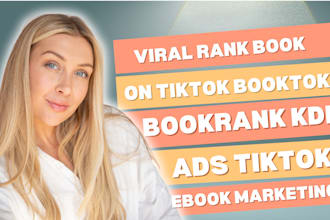 viral and rank book on tiktok booktok bookrank kdp ads tiktok ebook marketing