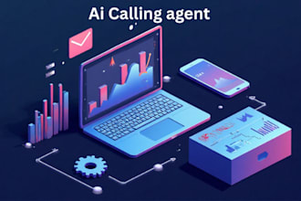 set up an ai calling agent for ai voice agent, inbound and outbound calls