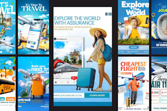 design a professional retro vintage travel poster