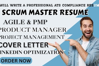 write ats compliant scrum master project manager agile scrum resume