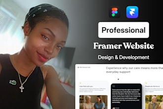 design and develop your website with framer, convert also figma to framer