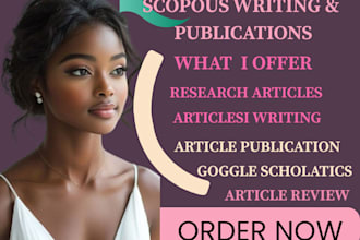 scopus  google scholar article writing and publication