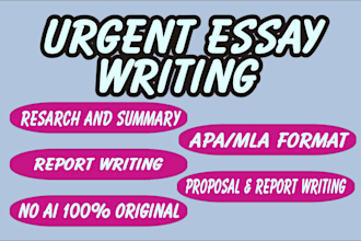 do proposal writing,research,essay,article writing