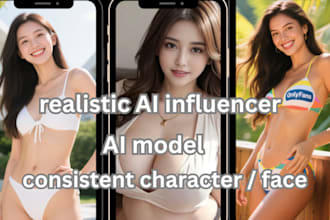 create realistic ai influencer model, onlyfans ai instagram influencer