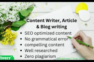 write plagiarism free and engaging content for your website