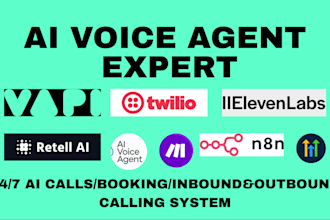 build vapi ai voice agent inbound outbound call elevenlabs voice ghl wix chatbot