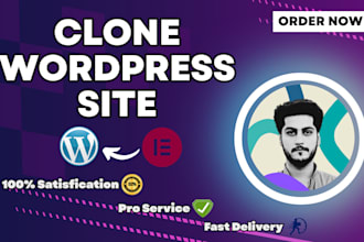 clone or duplicate wordpress website with elementor pro expert