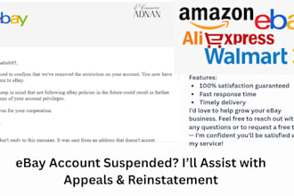professional ebay account reinstatement guaranteed support