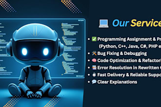 do coding assignments, ai,ml projects, and build apps in java, python, cpp