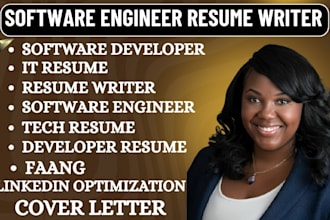 write an ats optimized software engineer, IT, and tech resume that gets results