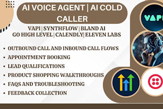 create ai voice, ai cold caller, using vapi, ghl for appointment booking