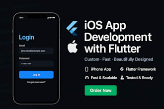 create ios mobile apps using flutter as your ios app developer