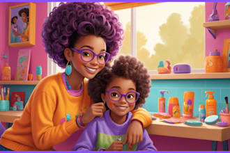 illustrate children story book illustration african american book illustration