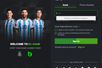 develop a full bc game clone script same UI, apis, all inhouse game with code