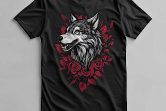 do custom typography minimalist t shirt design