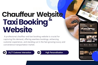 design chauffeur website taxi booking website for chauffeurs with wordpress