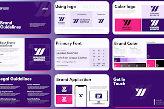 design a premium brand identity and brand guidelines for your business