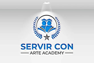 create exclusive and marvelous academy logo design