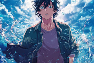 draw anime manga comic page manga storyboard manga artist webtoon manga art