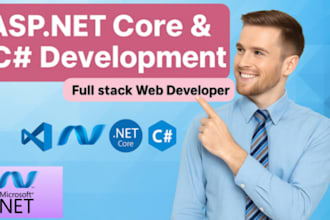work with asp dot net, dot net core, web forms, mvc, web api