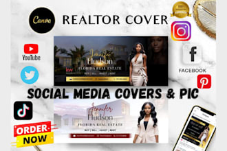 create facebook cover, twitter header, instagram post, youtube banner