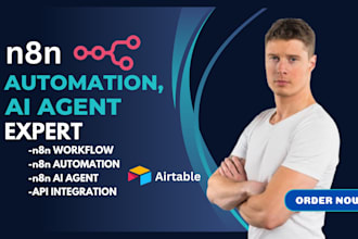 build n8n automation n8n ai agent n8n workflow api integration n8n expert