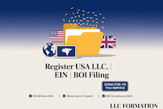 register USA llc UK itd ein number dissolve llc non US wyoming llc boi filling