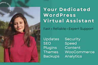 be your dedicated wordpress virtual assistant