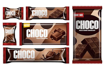 do food pouch package for chocolate, protein bar, snacks, gummies, ice cream