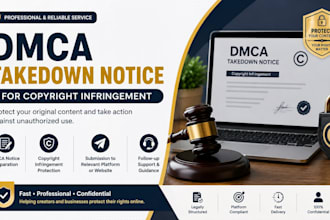 file dmca takedown notice for copyright infringement