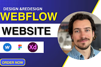 develop design redesign webflow website