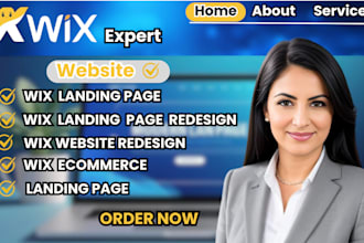redesign wix landing page redesign wix website design wix landing page