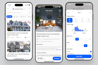 develop real estate app and property listing app for buying, selling and renting