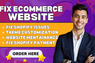 fix shopify bug issues fix shopify liquid bug fix shopify theme customization