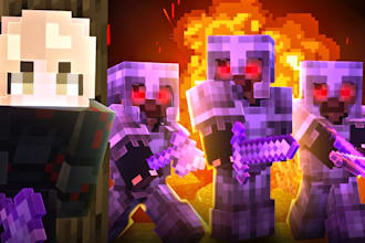 make engaging minecraft pvp, montage, etc thumbnails