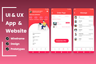 design wireframes, UX UI design, and prototypes