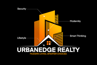 design modern real estate, realtor, or property luxury business logo
