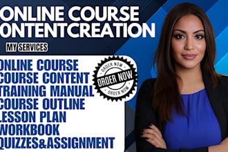 create online course content course creation lesson plan course outline